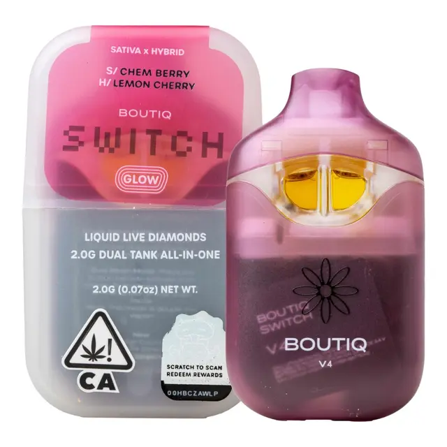 Boutiq Switch 2G Triple Tank | Grape Soda X Glowberry X Cherry Pie