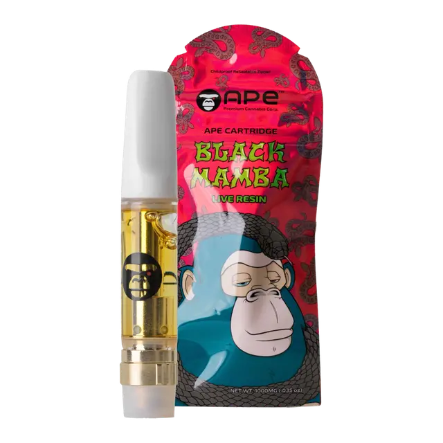 1G Live Resin Cartridge | Black Mamba | Indica