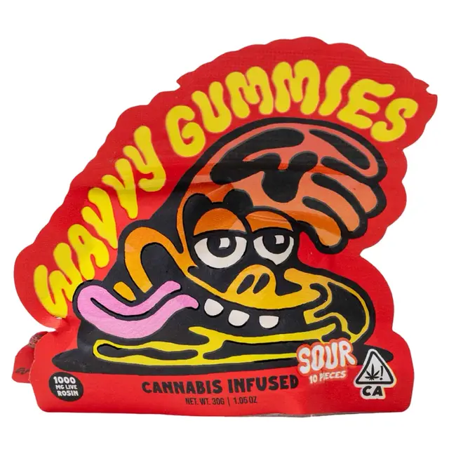 1000mg Live Rosin Gummies | Fruit Punch