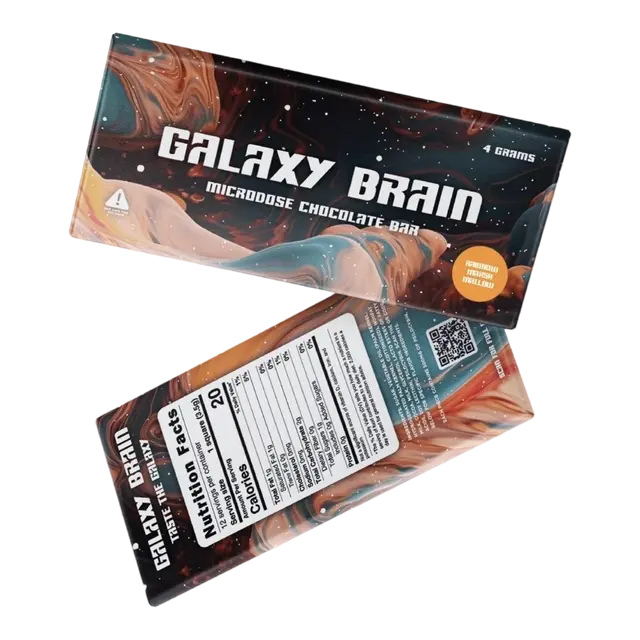 Galaxy Brain | Microdose Chocolate Bar | Rainbow Marshmallow | 4G